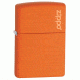 Zippo Classic Style Lighter w/ Zippo Logo, Orange Matte 231ZL