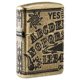 Zippo Ouijia Board Pocket Lighter, Antique Brass Armor, 49001
