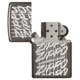 Zippo Script Black Ice Pocket Lighter, 29631