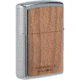 Zippo Woodchuck Walnut Leaves