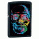 Zippo Skull Classic Style Lighter, Black Matte 28042