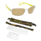Zoinx Wrap Polarized Sunglasses - Mens, Silver Frame, Amber Lens 4010450