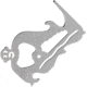 Zootility Pocket Monkey Basic Multi Tool, 3.25 x 2, Z-PM-B