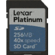 Lexar 256MB Platinum 40x Secure Digital Memory Card SD25640231