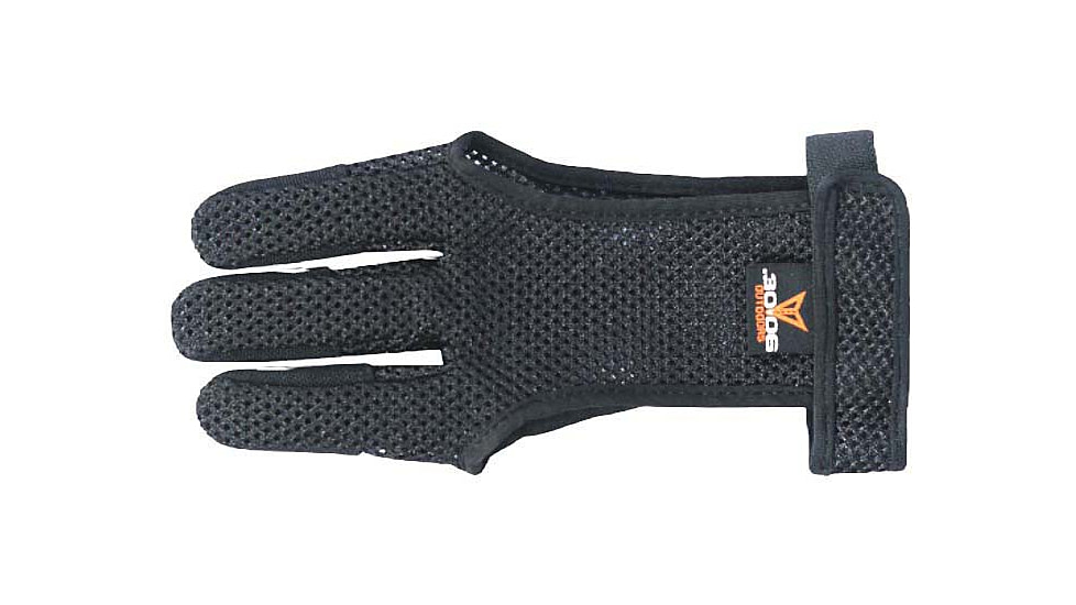 .30-06 Outdoors 3 Finger Mesh Shooting Glove - Men's, Black, Large, BMGLG-1