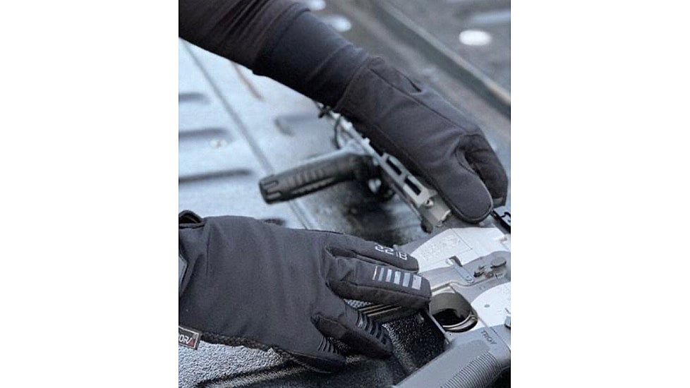 221B Tactical Agent Gloves 2.0 Elite, Thermal &amp; Water Resistant, Black, Extra Small, AGT2-XS-BLK