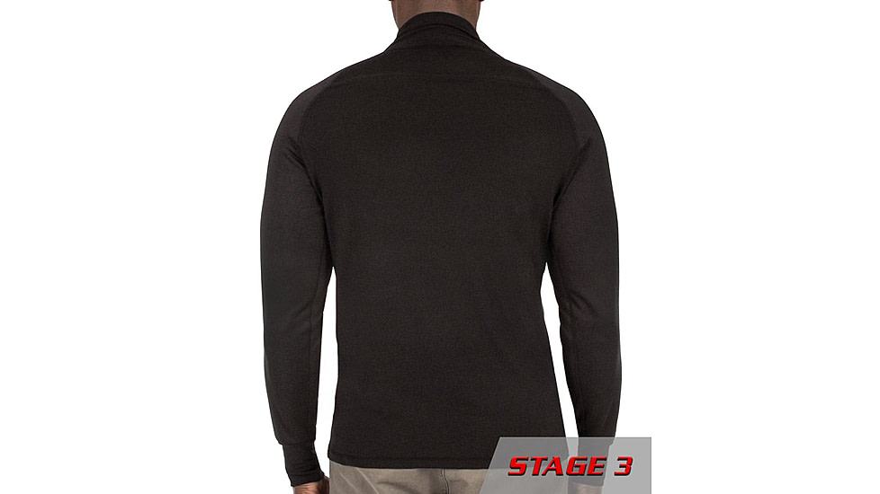 221B Tactical Equinoxx Stage 3 - Ultra-Thermal Mock, Black, Small, EQXST3-S-BLK