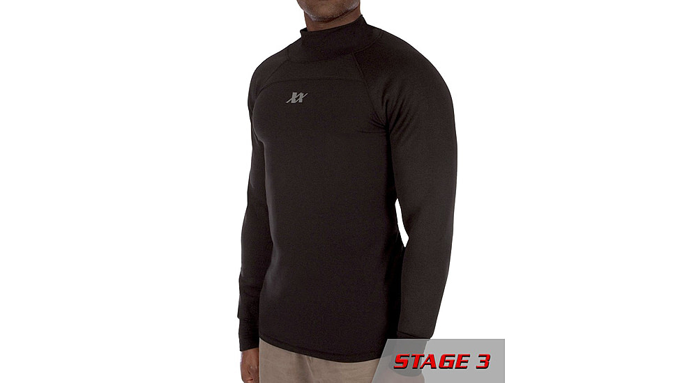 221B Tactical Equinoxx Stage 3 Ultra-Thermal Mock - Men's, Black, Small, 663516113635