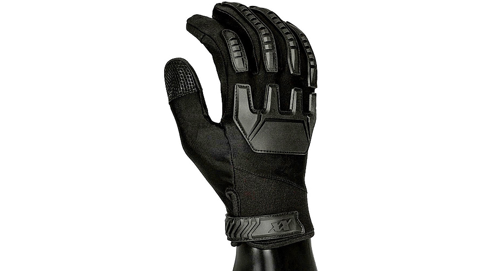 221B Tactical Gladiator Gloves, Full Dexterity Tactical Gloves, Level 5 Cut Resistant, Shooting and Search, Black, Large, GLDG-L-BLK