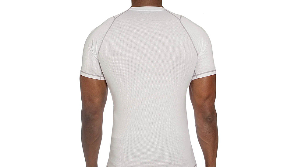 221B Tactical Maxx-Dri Silver Elite T-Shirt, White/Silver, Large, MDSETS-L-WHT/SLV