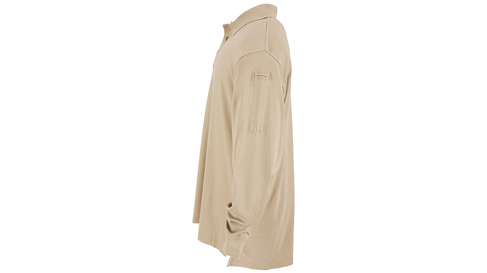 5.11 Tactical Professional Long Sleeve Polo - Men's, 2XL, Tall, Silver Tan, 42056T-160-2XL