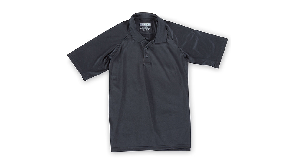 5.11 Tactical Performance Short Sleeve Polo - Men's, 3XL, Tall, Black, 71049T-019-3XL
