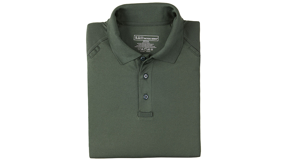 5.11 Tactical Performance Long Sleeve Polo - Men's, 2XL, Regular, L.E. Green, 72049-860-2XL