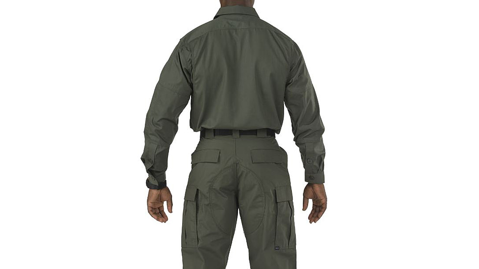 5.11 Tactical Taclite TDU Long Sleeve Shirt - Men's, TDU Green, Extra Large, Tall, 72054T-190-XL