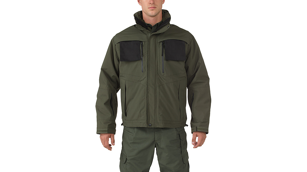 5.11 Tactical Valiant Duty Jacket - Mens, Sheriff Grn, 4XL, 48153ABR-890-4XL