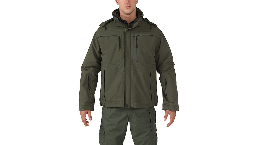 5.11 Tactical Valiant Duty Jacket - Mens, Sheriff Grn, 4XL, 48153ABR-890-4XL