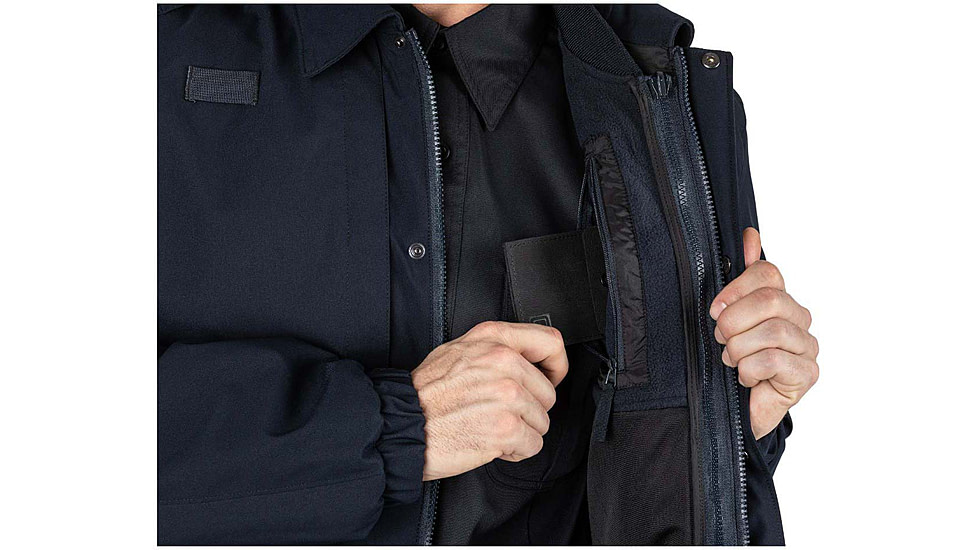 5.11 Tactical 4-In-1 Patrol Jacket 2.0 - Mens, Dark Navy, 5XL, 48359ABR-724-5XL-R