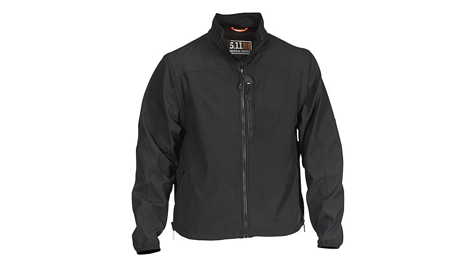 5.11 Tactical 5.11 Valiant Sftshell Jkt, Black, 48167ABR-019-XL