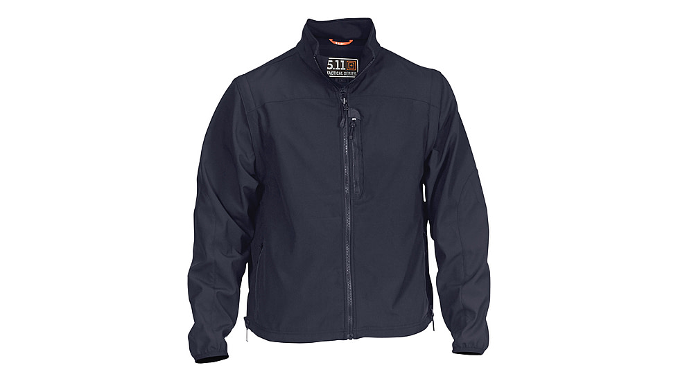 5.11 Tactical 5.11 Valiant Sftshell Jkt, Dark Navy, 48167ABR-724-XL