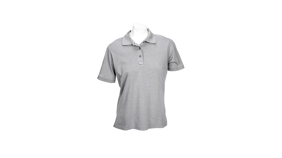 5.11 Tactical Tactical Short Sleeve Polo - Women's, Heather Grey, S, 61164-016-S