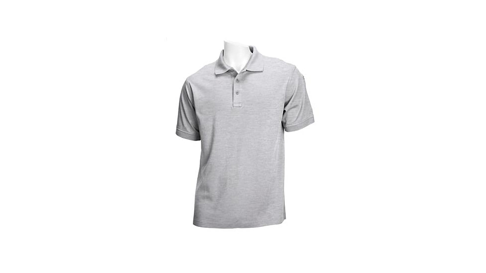 5.11 Tactical Tactical Short Sleeve Polo - Men's, Heather Grey, 3XL, 71182-016-3XL
