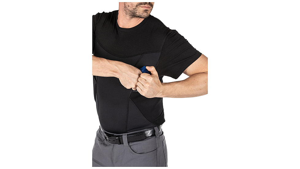 5.11 Tactical CAMS S/S Baselayer - Mens, Black, 2XL, 41222ABR-019-2XL