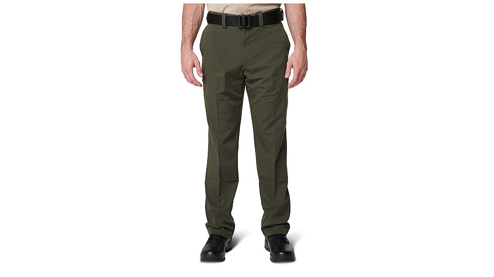 5.11 Tactical Class A Flex-tac Poly/wool Twill Unhemmed Pants, Sheriff Green - 74492-890-40