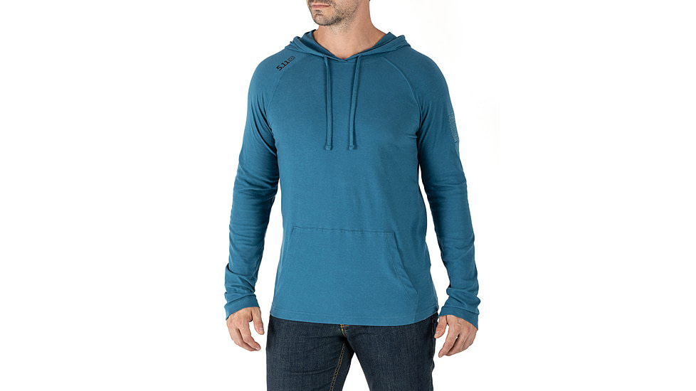 5.11 Tactical Cruiser Performance Long Sleeve Hoodie - Mens, Tidal, Extra Small, 72139-631-XS