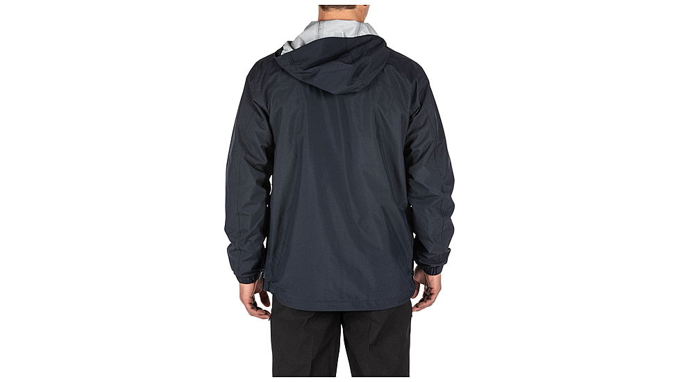 5.11 Tactical Duty Rain Shell Jacket - Mens, Dark Navy, 2XL, 48353ABR-724-2XL