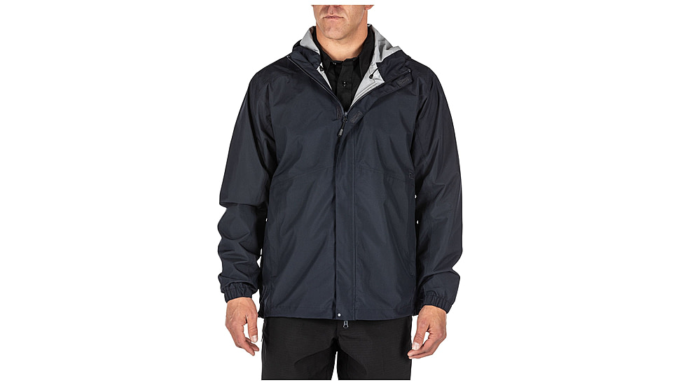 5.11 Tactical Duty Rain Shell Jacket - Mens, Dark Navy, 2XL, 48353ABR-724-2XL