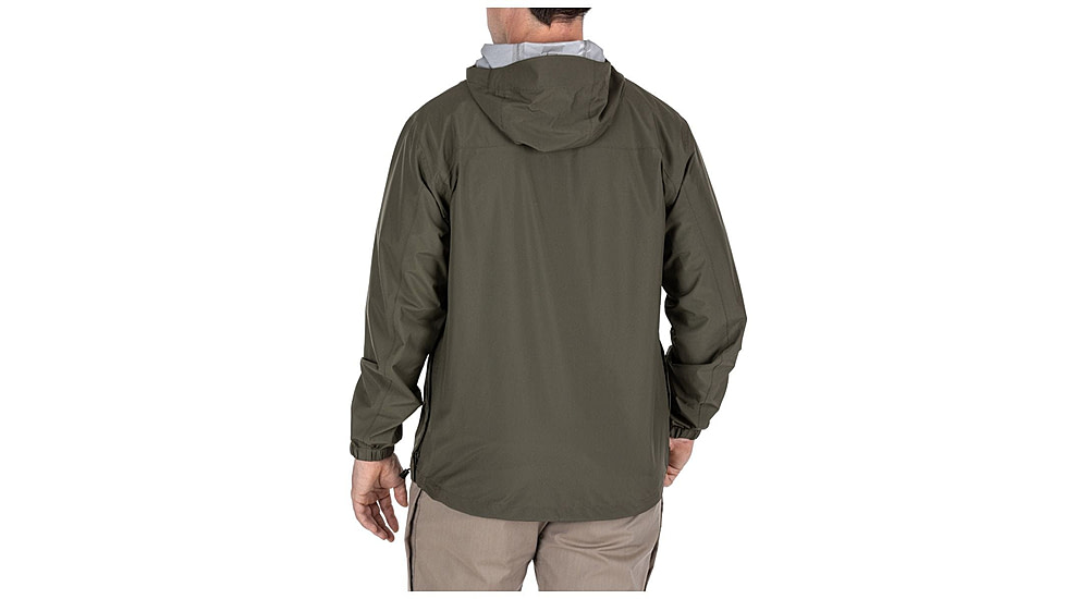 5.11 Tactical Duty Rain Shell Jacket - Mens, Ranger Green, XS, 48353ABR-186-XS