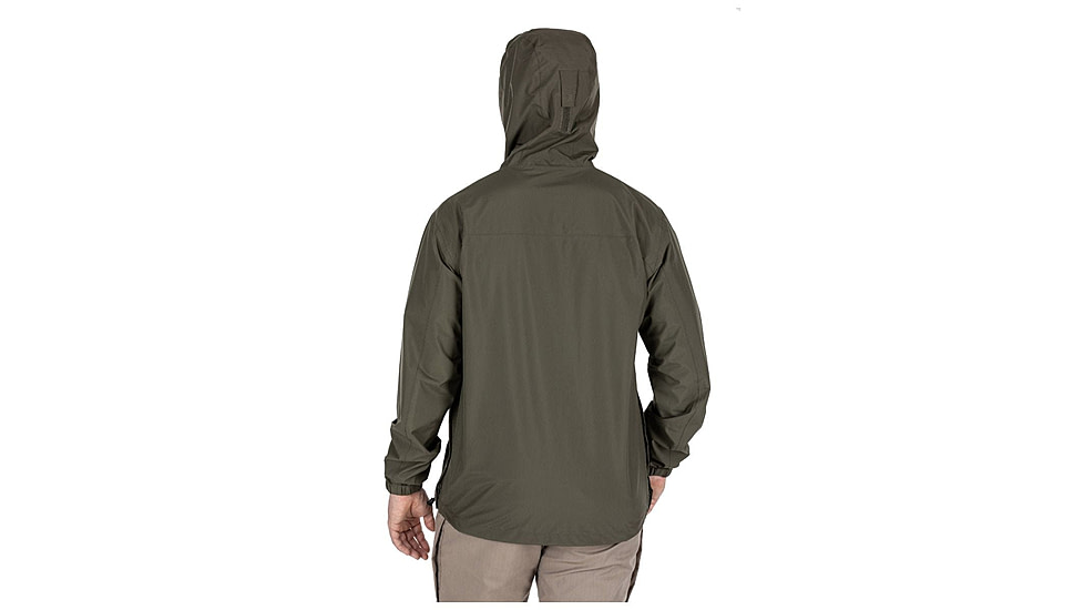 5.11 Tactical Duty Rain Shell Jacket - Mens, Ranger Green, XS, 48353ABR-186-XS