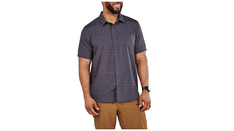 5.11 Tactical Ellis Short Sleeve Shirt - Men's, Volcanic, 2XL, 71207-098-2XL