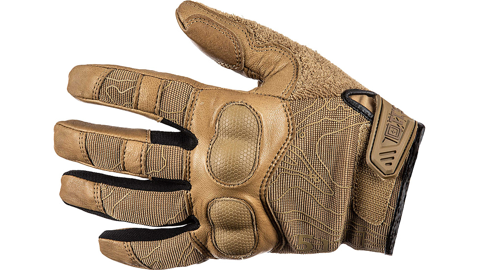 5.11 Tactical Hard Times 2 Glove - Mens, Kangaroo, 2XL, 59379-134-2XL
