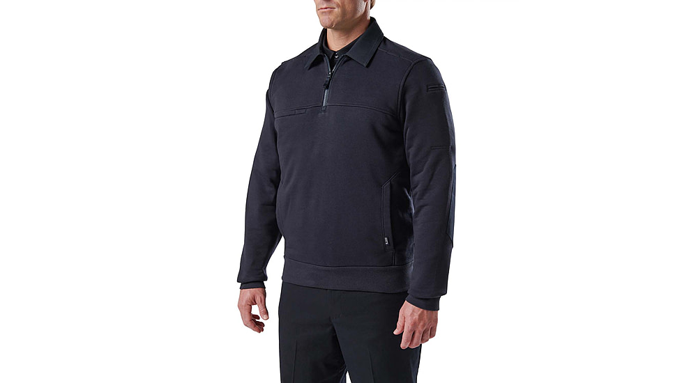 5.11 Tactical Job Shirt w/Canvas 2.0 - Mens, Fire Navy, Regular, Large, 72535-720-L-R