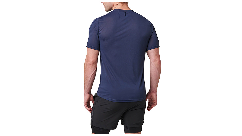 5.11 Tactical No Mercy PT-R Short Sleeve Top - Men's, Pacific Navy, 2XL, 82133-721-2XL