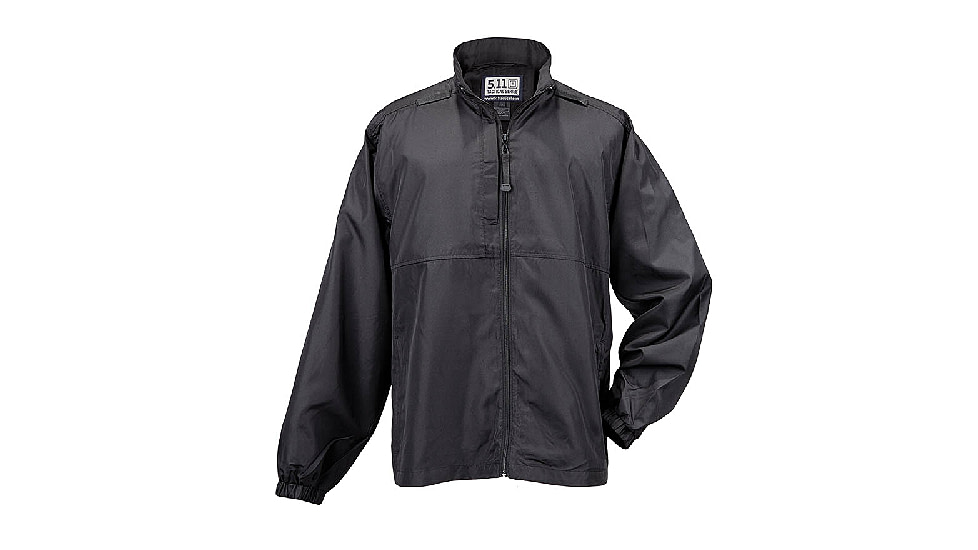 5.11 Tactical Packable Jacket, Black, 48035ABR-019-L
