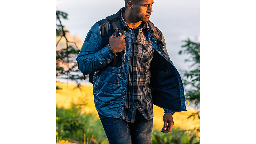 5.11 Tactical Peninsula Insulator Shirt Jacket, Ensign Blue Heather - 72123-790-XL