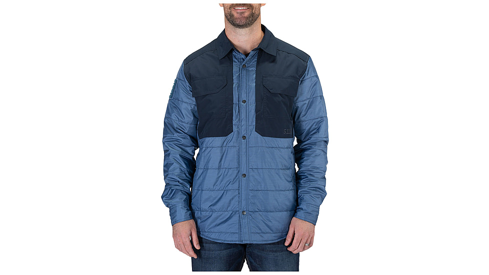 5.11 Tactical Peninsula Insulator Shirt Jacket, Ensign Blue Heather - 72123-790-XL