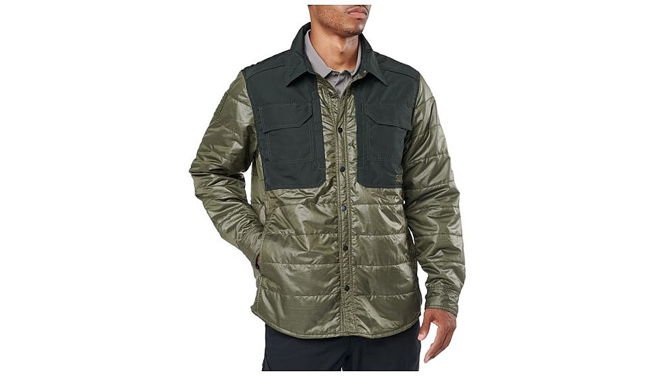 5.11 Tactical Peninsula Insulator Shirt Jacket, Moss Heather - 72123-276-M
