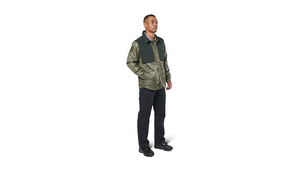 5.11 Tactical Peninsula Insulator Shirt Jacket, Moss Heather - 72123-276-XS