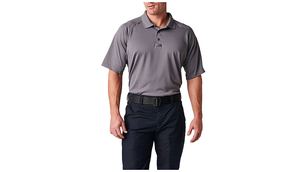 5.11 Tactical Performance Short Sleeve Polo - Men's, Storm, Medium, Regular, 71049-092-M