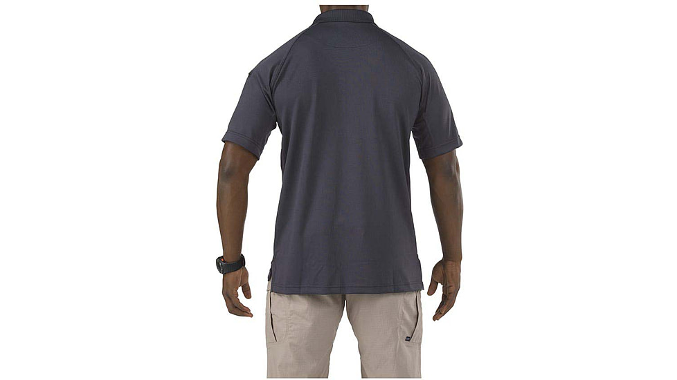 5.11 Tactical Performance Short Sleeve Polo - Mens, Charcoal, Extra Large, 71049T-018-4XL