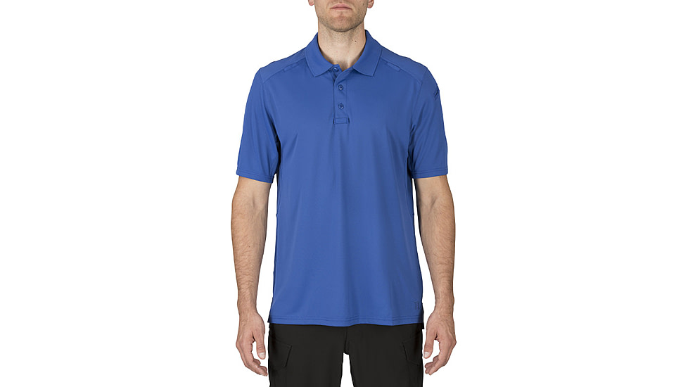 5.11 Tactical Helios Short Sleeve Polo - Men's, Academy Blue, M, 41192-692-M