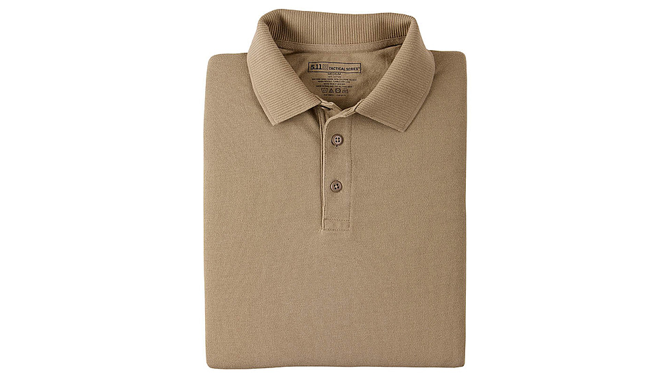 5.11 Tactical Short Sleeve Utility Polo Shirt, Tall - Men's, Silver Tan, 4XL, 41180T-160-4XL