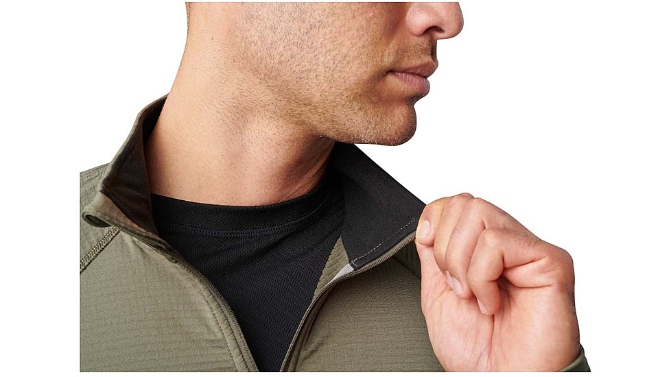 5.11 Tactical Stratos 1/4 Zip Shirt - Mens, Ranger Green, M, 72235-186-M