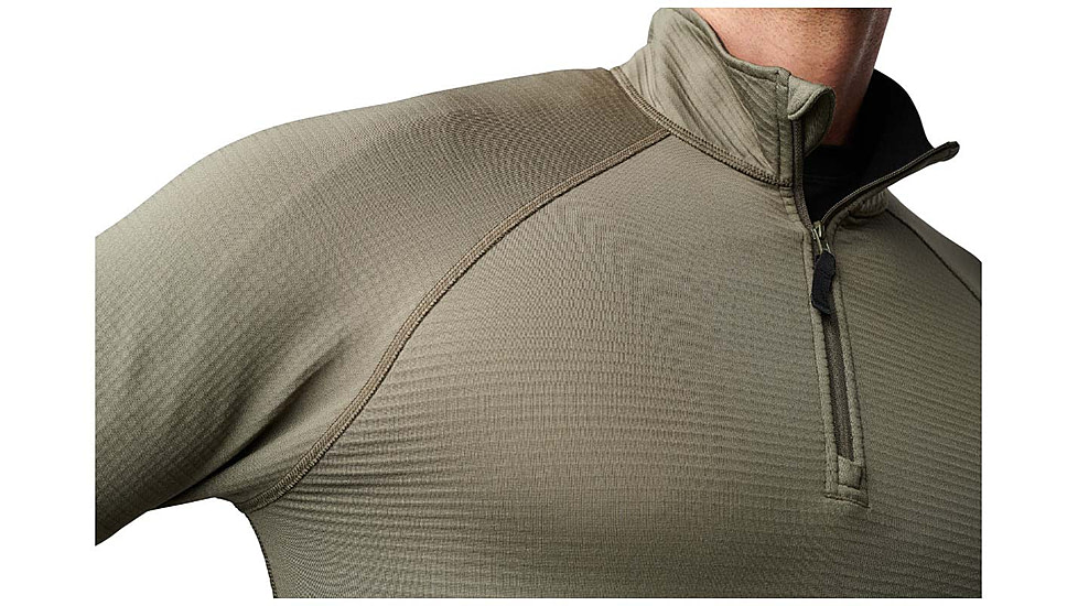 5.11 Tactical Stratos 1/4 Zip Shirt - Mens, Ranger Green, M, 72235-186-M