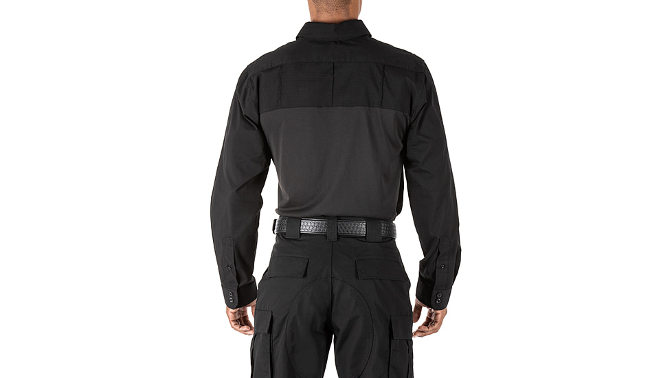 5.11 Tactical Stryke PDU Rapid L/S Shirt - Mens, Black, LR, 72519ABR-019-L-R