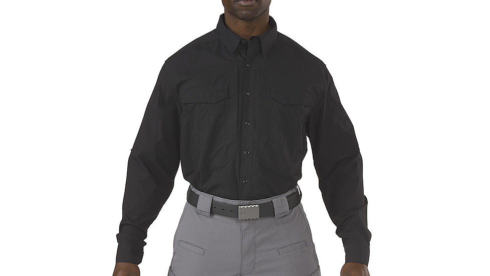 5.11 Tactical Stryke Long Sleeve Shirt - Men's, Black, XL, 72399-019-XL