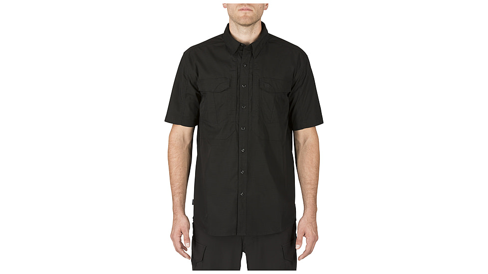 5.11 Tactical Stryke Shirt S/S - Mens, Black, 3XL, 71354ABR-019-3XL